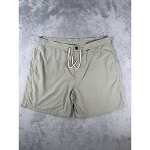 Hurley Nike Dri Fit Shorts Men's 40 Beige Drawstring